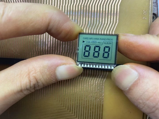 양성 6 0 시계 18 핀 연료 분배기 멀티미디어 재생을 위한 HTN LCD 디스플레이