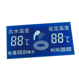 온수기를 위한 Transmissive 파란 영화 HTN LCD 디스플레이 부정적인 패널