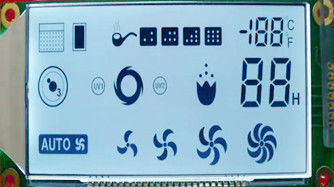 세탁기를 위한 Transflective 유리 HTN LCD 표시판 긍정적인 세그먼트