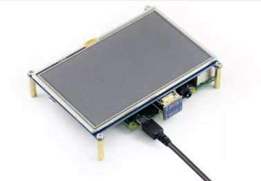 5.0 인치 나무 딸기 Pi TFT 터치스크린, HDMI USB 공용영역 LCD 터치스크린 전시 