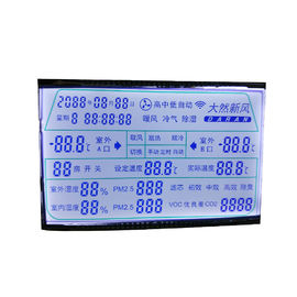 호흡 기계를 위한 관례 LCD 디스플레이 핀 커넥터 Lcd 단위 5 손가락 7 세그먼트 LCD 디스플레이