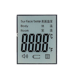 관례 Lcd 7 세그먼트 전시 의료 기기를 위한 적외선 온도계 Lcd 스크린