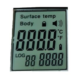 적외선 온도계를 위한 얼룩말 인터페이스 LCD 세그먼트 디스플레이