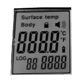 적외선 온도계를 위한 얼룩말 인터페이스 LCD 세그먼트 디스플레이