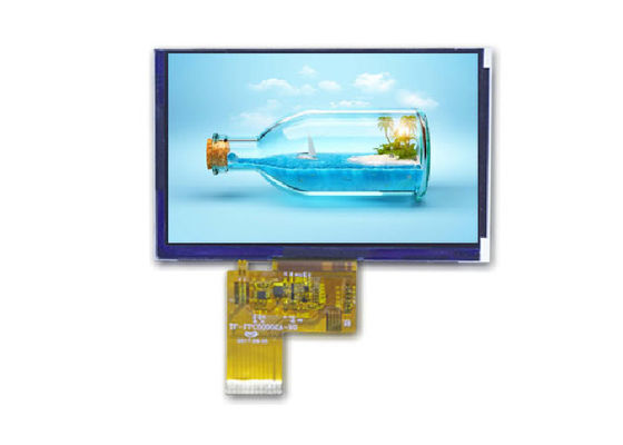 Lcd는 접근 제어를 위한 5 인치 TFT 800x480 TFT LCD 디스플레이 모듈 1000 NIT LCD 모듈을 드러냅니다