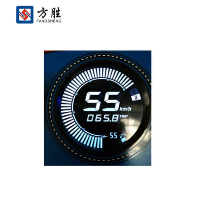 5 손가락 7 세그먼트 LCD 디스플레이, 차 속도계를 위한 VA 색깔 LCD 디스플레이