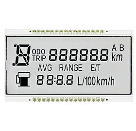 방법을 모는 차 대쉬보드 1/4 의무를 위한 주문 확실성 STN LCD 디스플레이 7 세그먼트