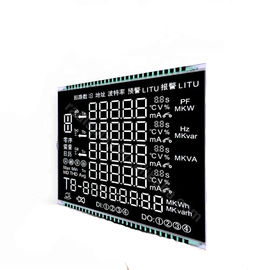 Matel 핀을 가진 3.3V VA LCD 디스플레이는 에너지 미터를 위한 까만 배경 LCD 스크린을 연결합니다