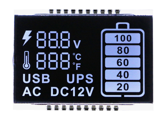 핀 연결기 흑백 LCD 디스플레이 사용자 지정 크기는 검은 백색 디스플레이를 VA