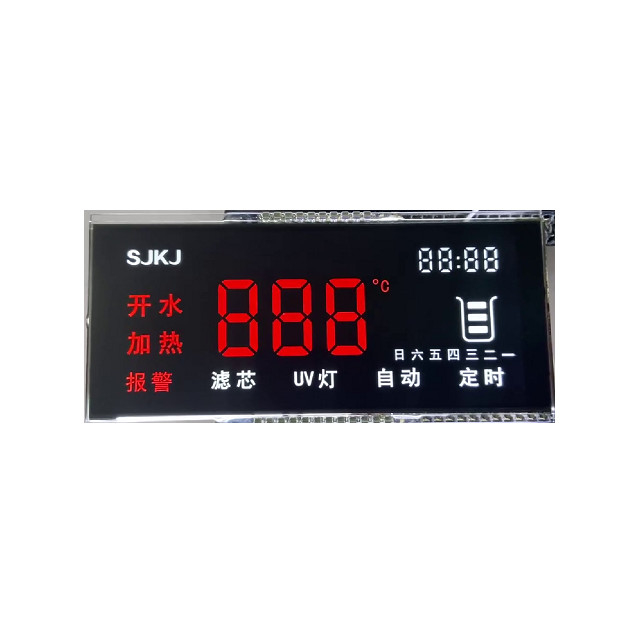 6시 전기 미터를 위한 관례 Lcd 감시자 풀그릴 3.3V 7 세그먼트