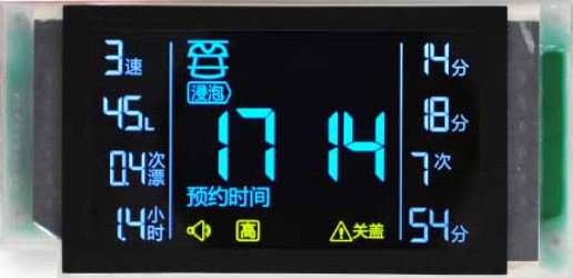 4.5V Lcd 디스플레이 화면, 핀 또는 제브라 커넥터 Lcd 문자 표시