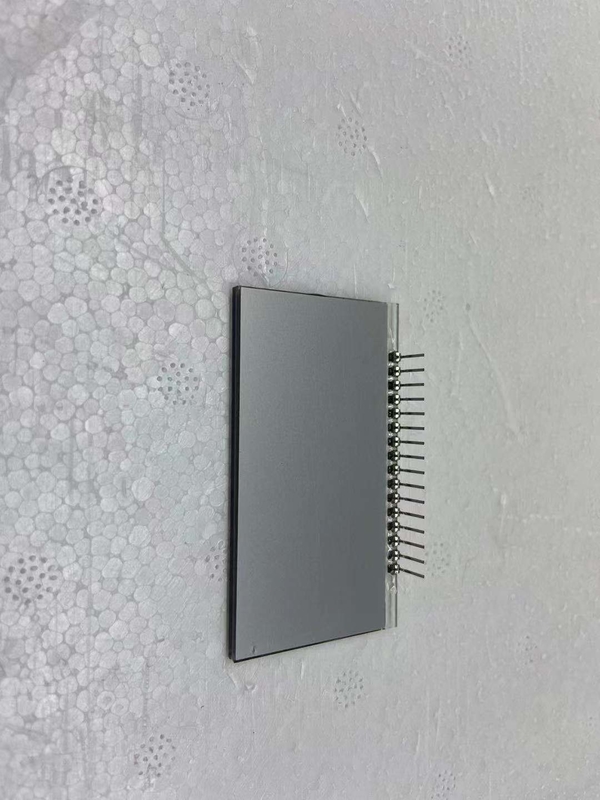 Tn 7 세그먼트 LCD 디스플레이 12 O 시계 양성 모노크롬 송출성 LCD 모듈 시계의 투명한 문자