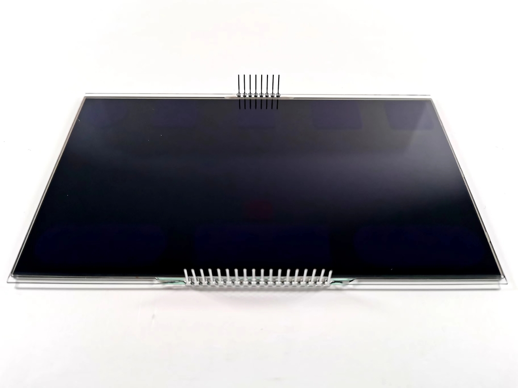 12 O 시계 음 VA LCD 디스플레이 블랙 세그먼트 디지털 그래픽 LCD 유리 VA 패널 온도 조절기