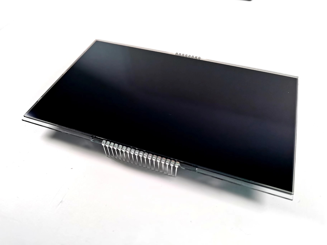 12 O 시계 음 VA LCD 디스플레이 블랙 세그먼트 디지털 그래픽 LCD 유리 VA 패널 온도 조절기