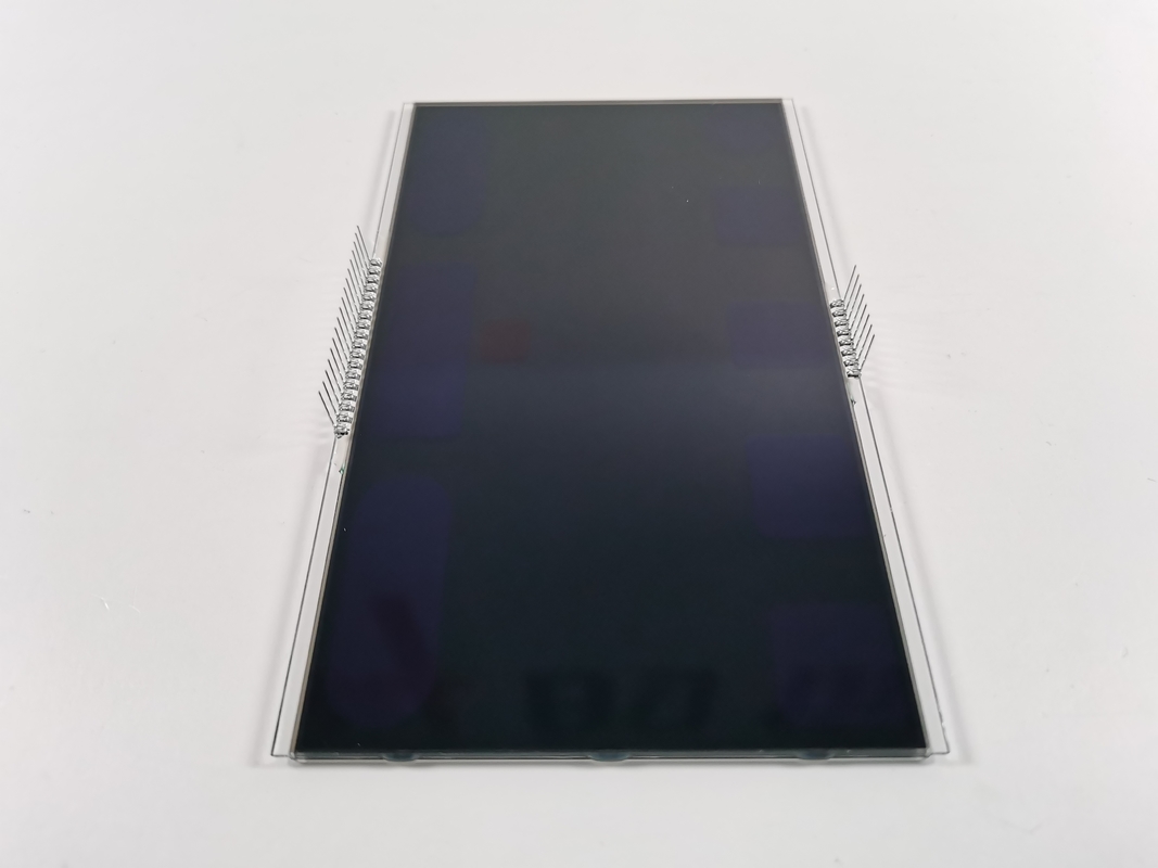 12 O 시계 음 VA LCD 디스플레이 블랙 세그먼트 디지털 그래픽 LCD 유리 VA 패널 온도 조절기