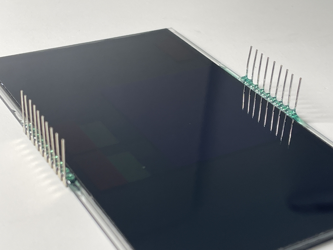 도매 가격 VA 세그먼트 LCD 디스플레이 컬러 PIN 제어 화면 마사저용 백 백 라이트