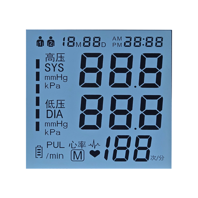 Custom Rohs Compliant LCD 7 Segment for Medical Equipment Custom HTN FSTN TN LCD Display
