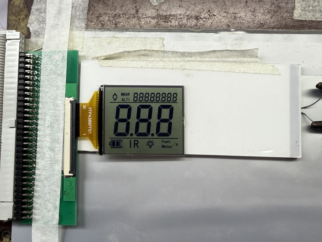 사용자 정의 FSTN 흑백 LCD 디스플레이 | 산업 및 전자 애플리케이션을위한 흑백 세그먼트 LCD
