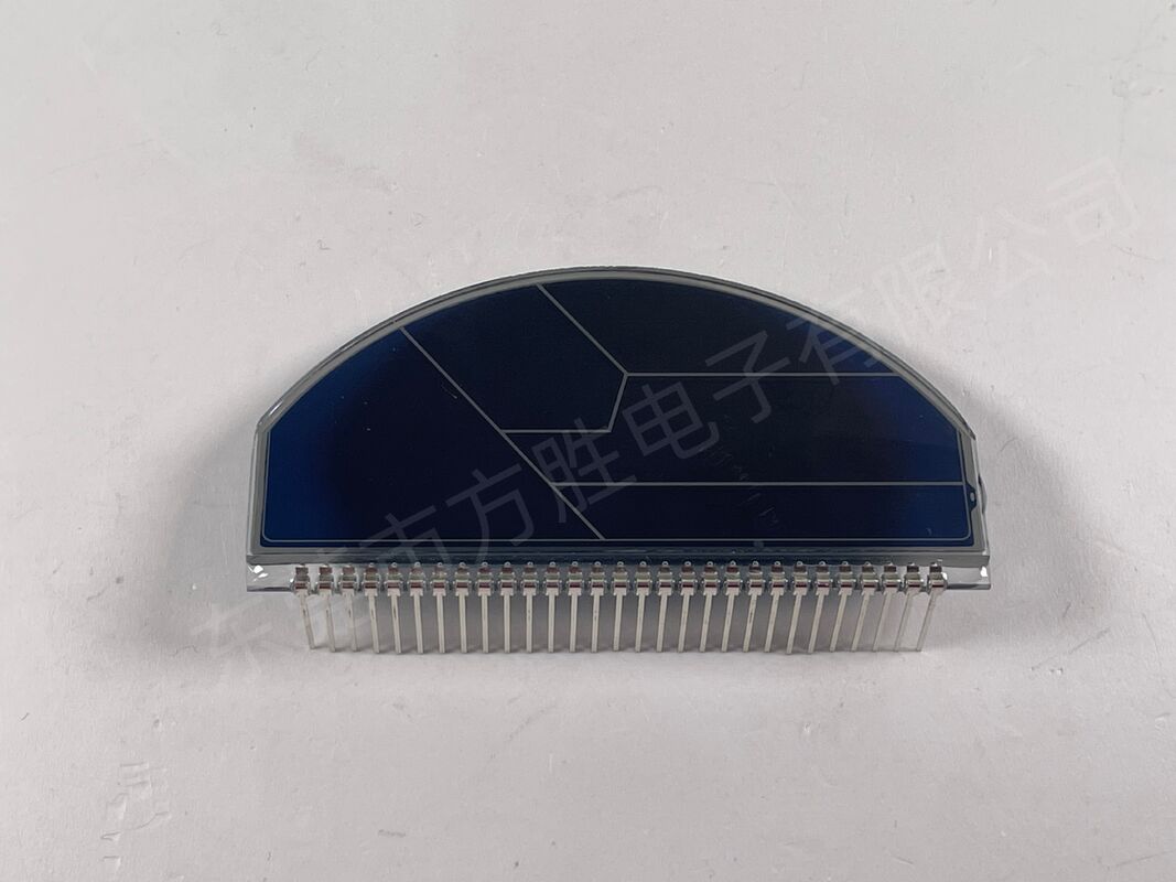 맞춤 블루 필름 오토바이 LCD 화면 LCD 모노크롬 디스플레이 반구형 속도 측정기 LCD 디스플레이