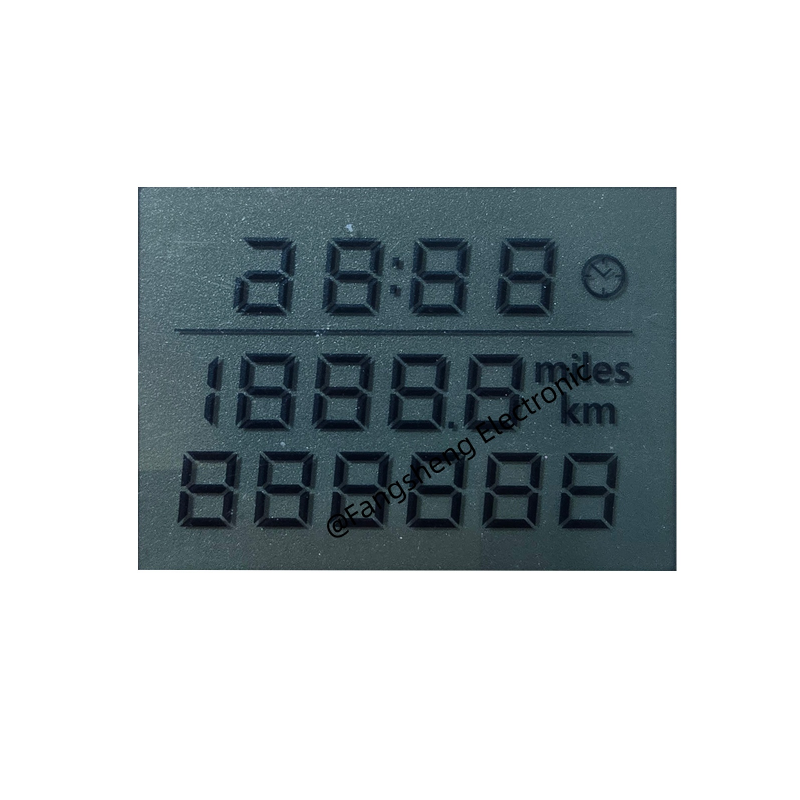오토바이 TN 단색 LCD를 위한 속도계 OEM ODM 세그먼트 LCD 디스플레이를 위한 주문 LCD 디스플레이