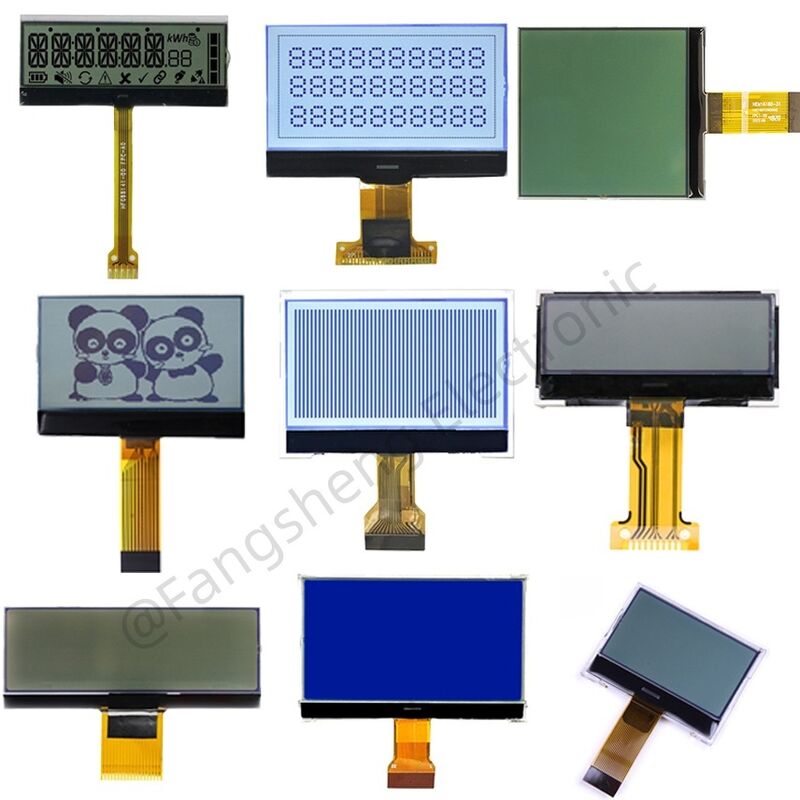 산업 제어를 위한 OEM COG LCD 128x64 192x64 240x128 COG LCD 공장 ST7567 COG 디스플레이