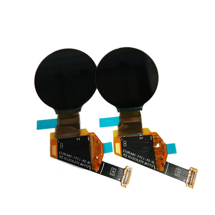 1.19 Icnh 작은 OLED 전시 단위 350 Nits MIPI 공용영역 80 전망 천사