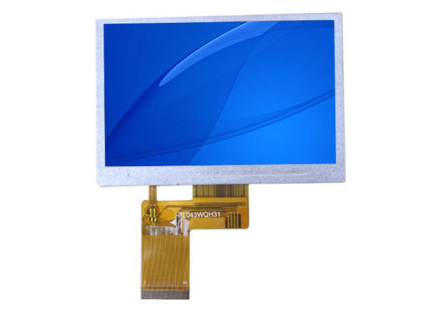 4.3 인치 480 * 272 TFT LCD 산업을 위한 저항하는 터치스크린 패널 24 조금