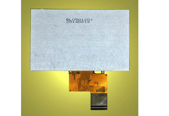5.0 인치 TFT LCD 디스플레이 800 * 480 터치스크린 16/18/24bit RGB 공용영역 높은 광도 Tft 스크린
