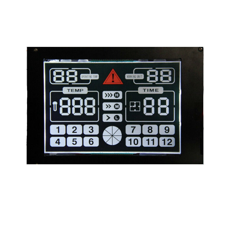 7개의 세그먼트 LCD 디스플레이/Termostato 관제사를 위한 사각 LCD 단위 VA 부정적인 LCD
