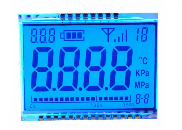 미터 3.3V를 위한 손가락 7 세그먼트 TN 사려깊은 LCD 디스플레이 주문 크기