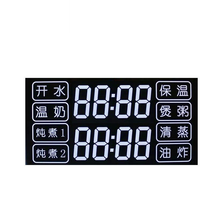 주문 크기 7 세그먼트 정연한 스크린 HTN LCD 디스플레이 12 PIN 정체되는 모는 방법
