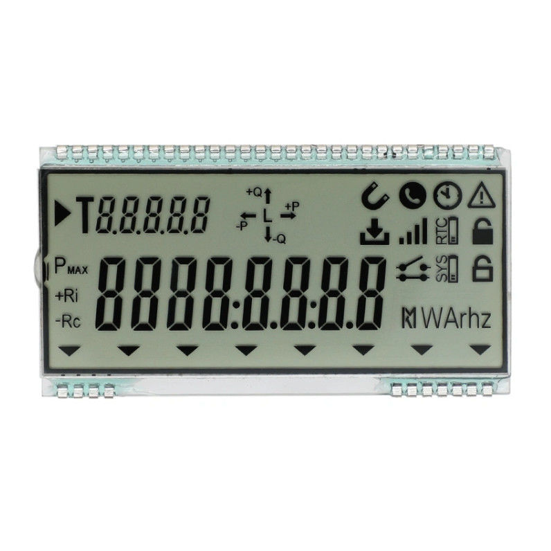 주문 크기 7 세그먼트 정연한 스크린 HTN LCD 디스플레이 12 PIN 정체되는 모는 방법