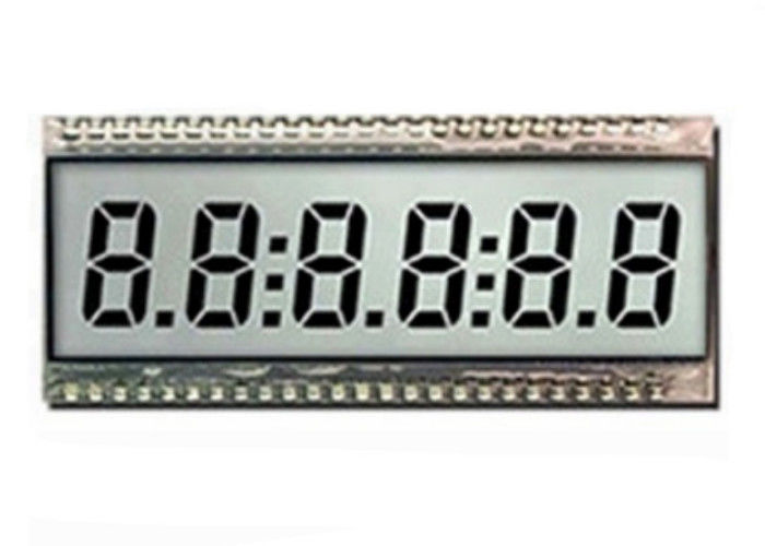 백색 색깔 TN LCD 디스플레이 주문 숫자적인 LCD 단색 전시 단위