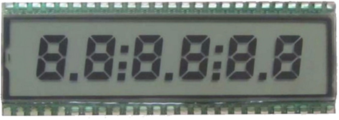 백색 색깔 TN LCD 디스플레이 주문 숫자적인 LCD 단색 전시 단위