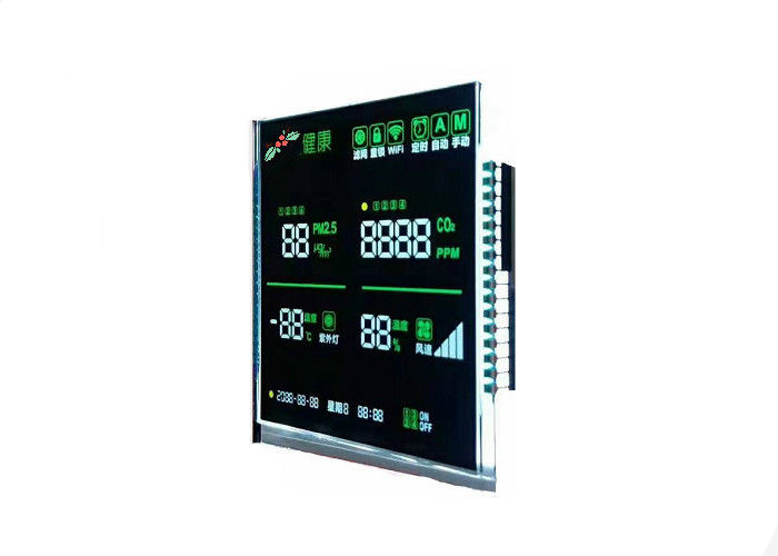 3.5V VA LCD 디스플레이 Transmissive 단색 숫자적인 스크린 7 세그먼트 손가락 LCD 단위