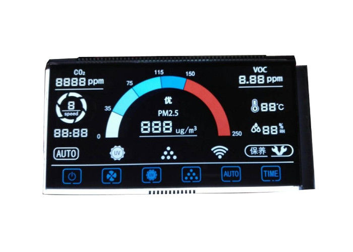 주문 VA Lcd 디스플레이 화면 14 세그먼트 Lcd 모듈 네거티브 디스플레이 손가락 7 세그먼트 Lcd 모듈