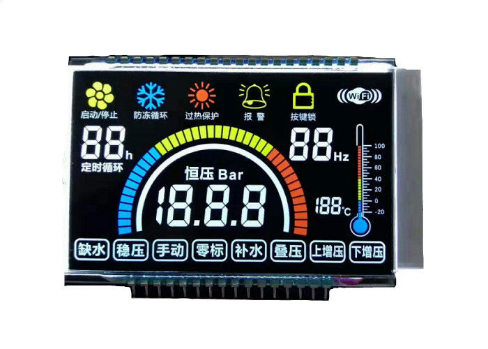 주문 VA Lcd 디스플레이 화면 14 세그먼트 Lcd 모듈 네거티브 디스플레이 손가락 7 세그먼트 Lcd 모듈