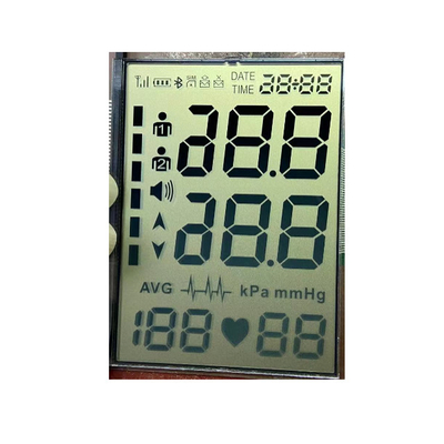 TN 사려깊은 LCD 디스플레이, 주문 크기 7 세그먼트 LCD 디스플레이