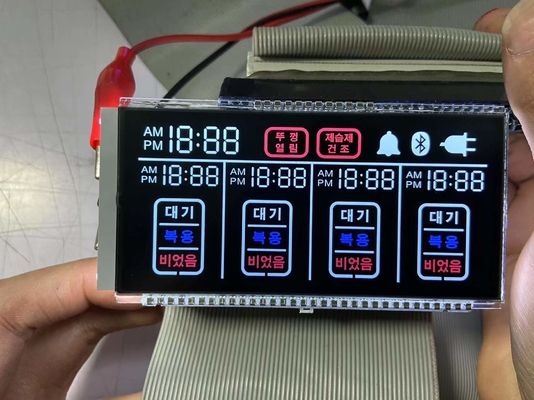 맞춤형 부정 VA 6 O 시계 LCD 디스플레이 송수신 디지털 그래픽 LCD 유리 VA 패널 스마트 하우스