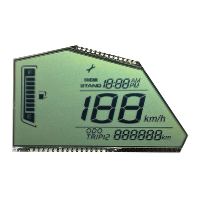 5.0 V 프로시티브 HTN LCD 디스플레이 세그먼트 코드 화면 조정 가능한 속도 기기 패널