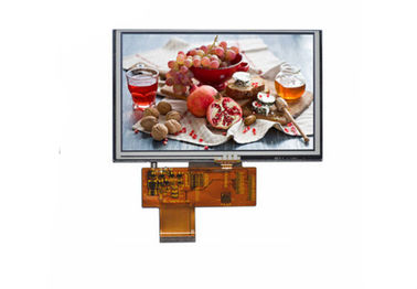 5 산업 설비를 위한 인치 TFT LCD 디스플레이 800 x 480 해결책 전기 용량 터치스크린