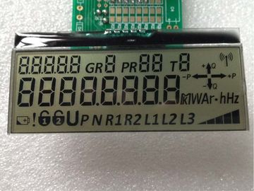 17 손가락 7 세그먼트 주문 Lcd 단위, 금속 Pin Transflective LCD 디스플레이 이 I2C 연속되는 에너지 미터