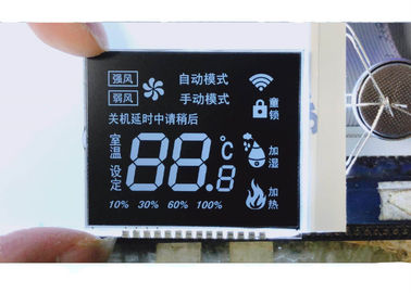 Matel 핀을 가진 3.3V VA LCD 디스플레이는 에너지 미터를 위한 까만 배경 LCD 스크린을 연결합니다