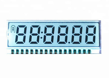 백색 색깔 TN LCD 디스플레이 주문 숫자적인 LCD 단색 전시 단위
