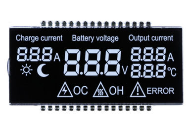 Pin 공용영역 경조 LCD 디스플레이 단위 VA 부정적인 표시판 3.3V 7 세그먼트 LCD 디스플레이