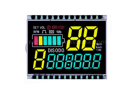 주문 VA Lcd 디스플레이 화면 14 세그먼트 Lcd 모듈 네거티브 디스플레이 손가락 7 세그먼트 Lcd 모듈