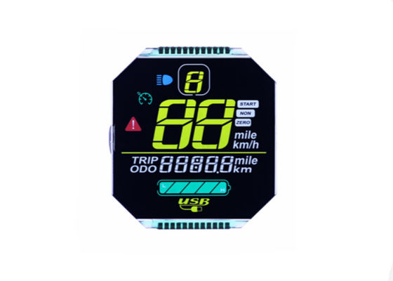 사용자 지정 Lcd 라운드 디스플레이 화면, VA 네거티브 디스플레이 모듈 고대비 Lcd 디스플레이, 7 세그먼트 둥근 Lcd 모듈