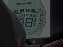 HTN LCD 디스플레이 단색 7 세그먼트 그래픽 LCD 화면